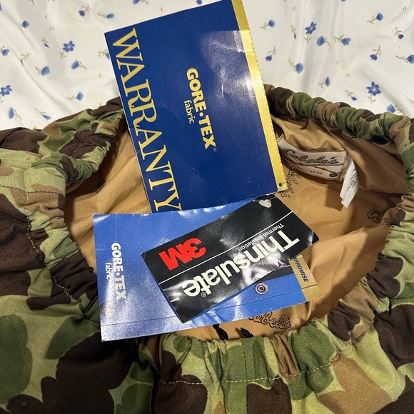 VTG NWT Cabelas Gore-TEX Camouflage Pants Mens Sz: XL Frogskin Hunting Thermal. - Picture 8 of 16